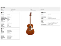 Fender California Standard Monterey Sapele Top Natural Sapele Fender California Standard Monterey Sapele Top Natural Sapele